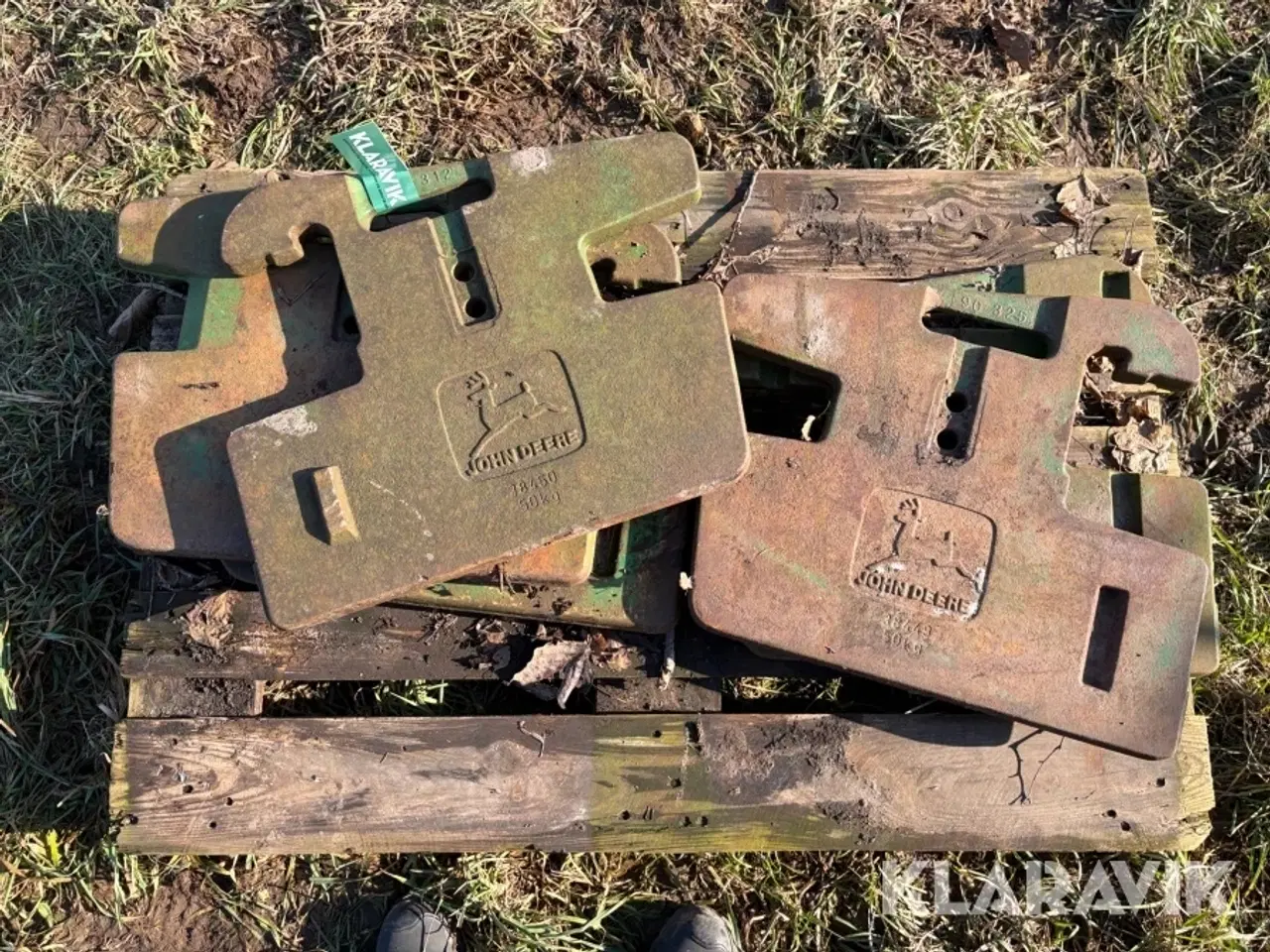 Billede 8 - Frontvægte 50 kg John Deere - 5 styk