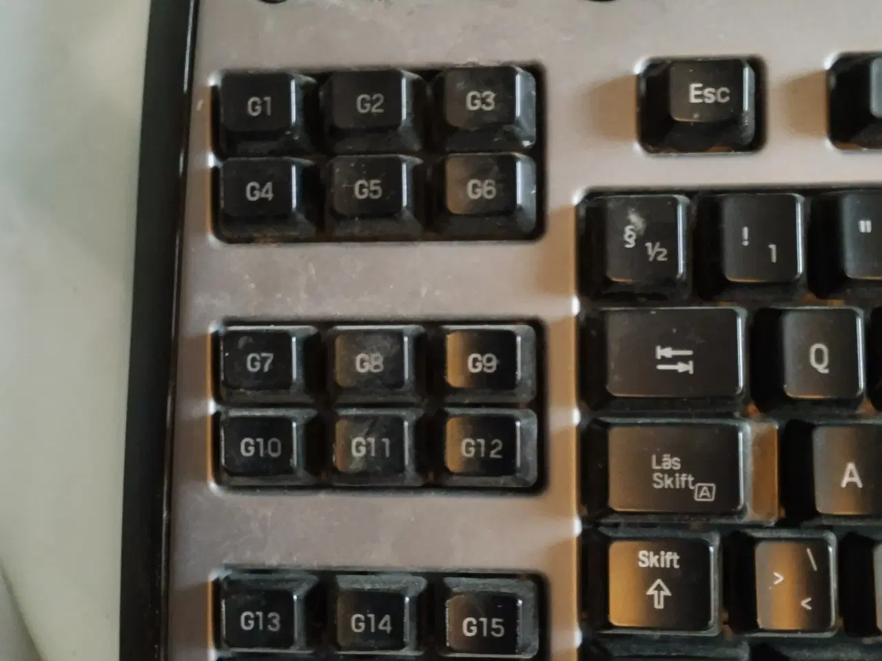 Billede 5 - Gamer keyboard med lys & ledning : Logitech G11