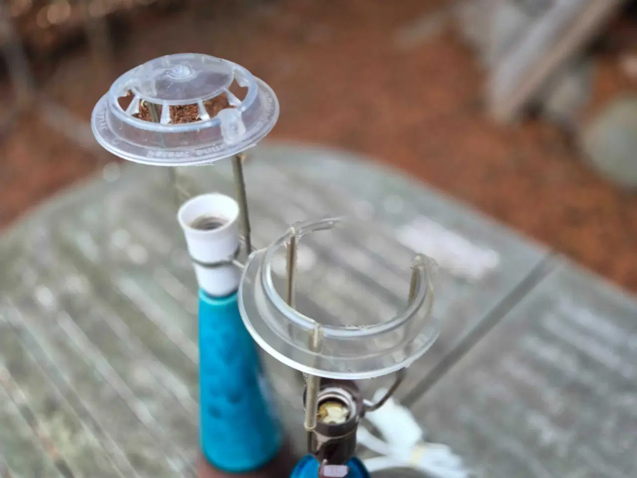 Billede 19 - Keramikbordlamper med smuk turkis glasur