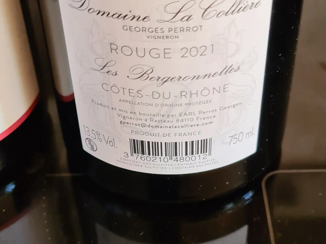 Billede 2 - DOMAINE LA COLLIÈRE – CÔTES DU RHÔNE 2021