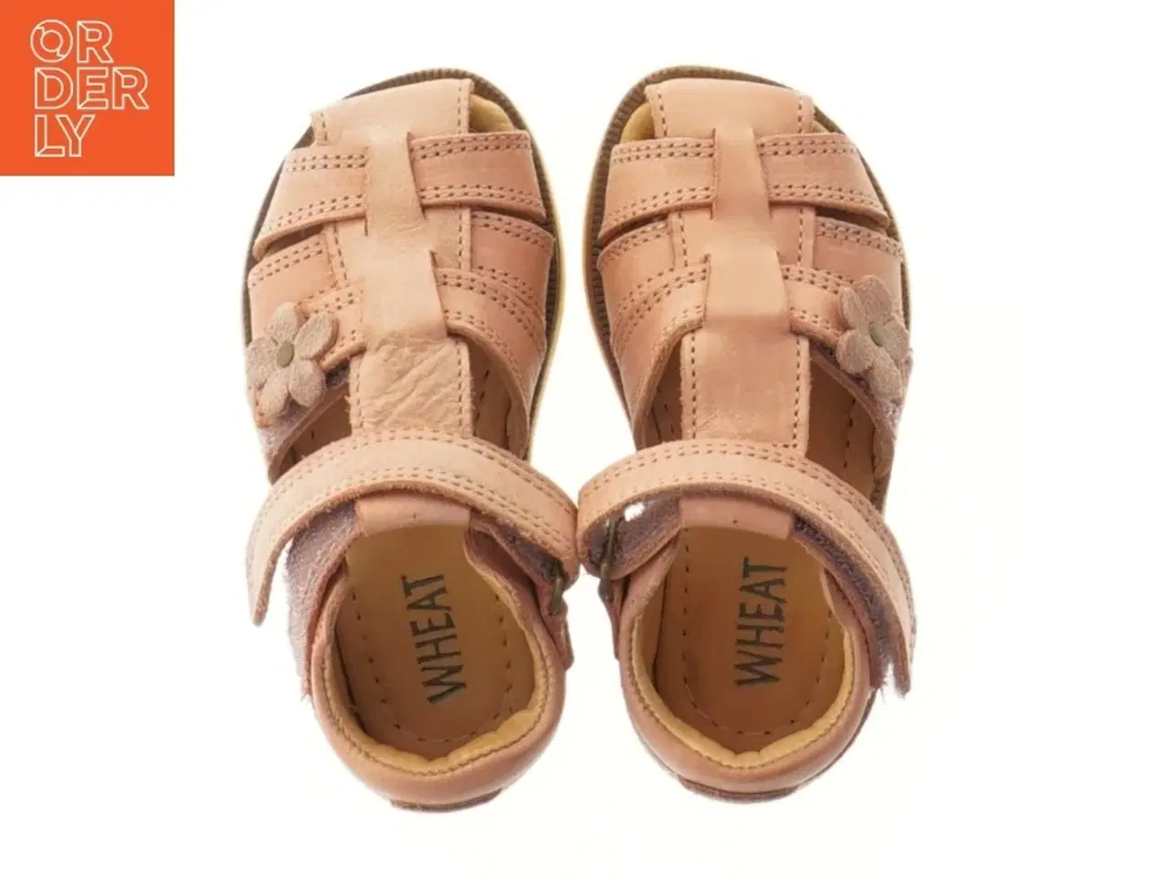 Billede 6 - Helt nye rosa sandaler med blomstermotiv fra Wheat (str. 21 )