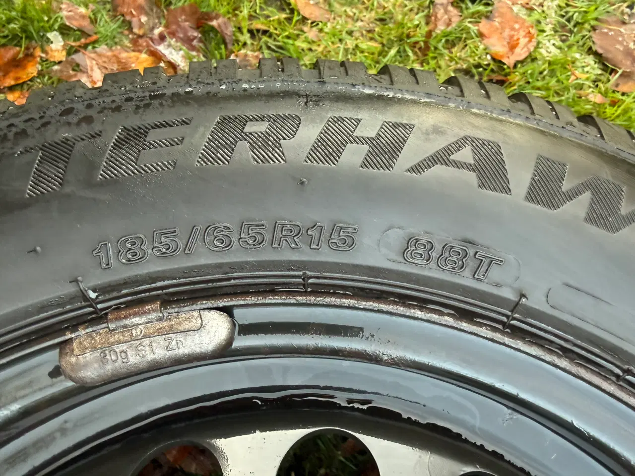 Billede 3 - Vinterhjul 5x100 kun kørt 3000km 15" VW