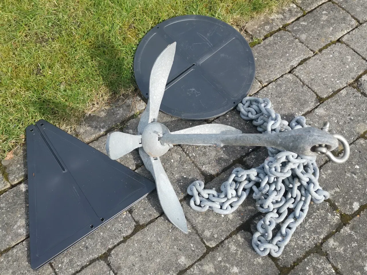 Billede 1 - Paraply anker m/kæde