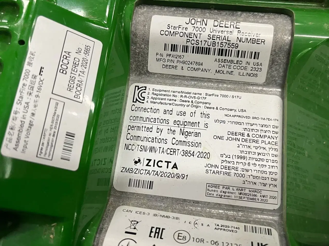 Billede 11 - John Deere Starfire 7000 Starfire 7000 antenne og en Gen4 4640 skærm med SF1 niveau