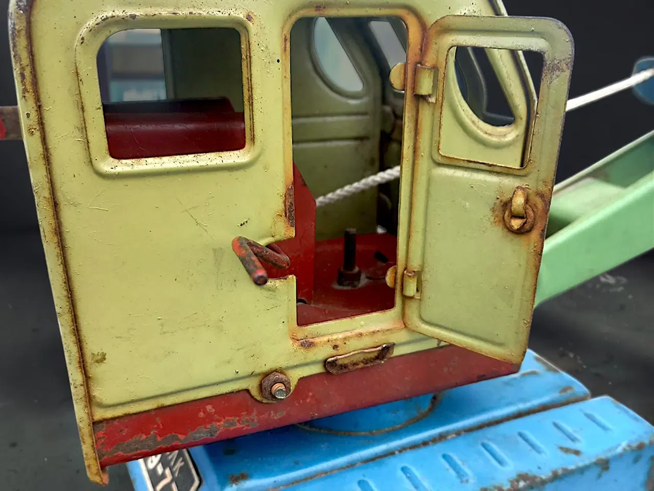 Billede 11 - Sovjetisk bliklegetøj kran AZLK original