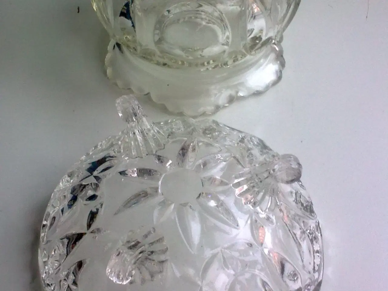 Billede 6 - Sommerfugl ROLF Fyens Glasværk 1934 fodskål vase