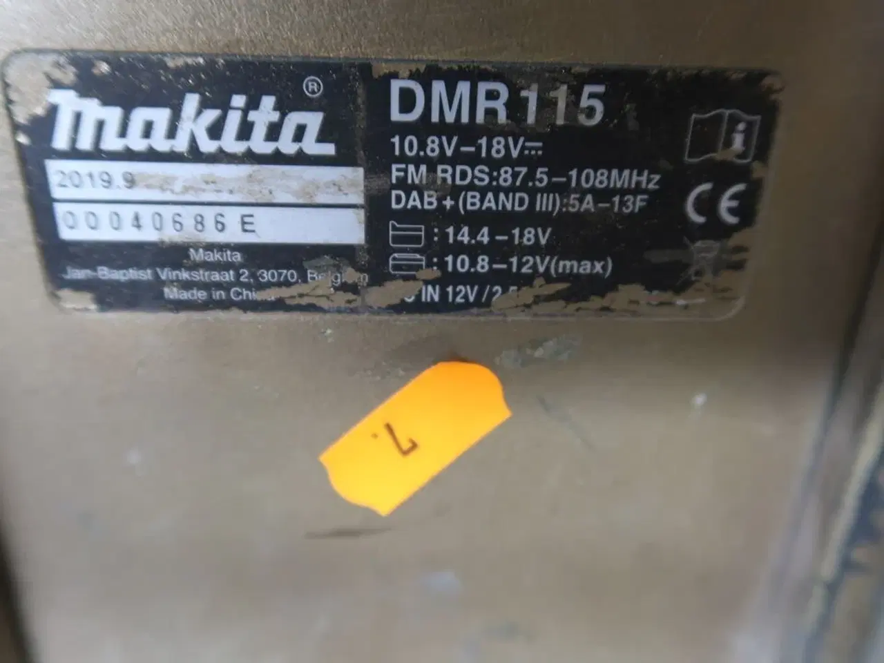 Billede 5 - Radio MAKITA DMR115 med 1 batteri