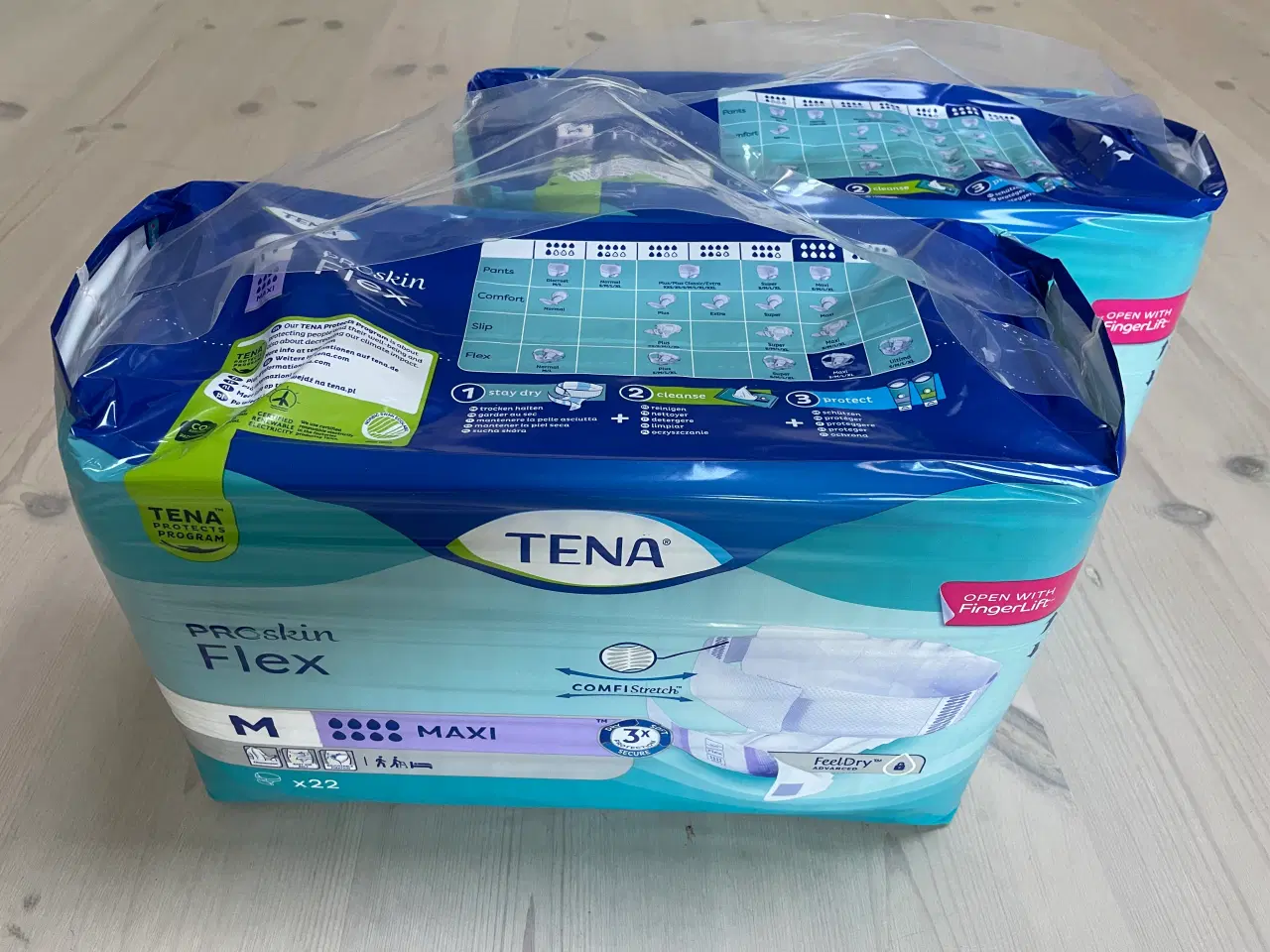 Billede 1 - Tena flex Maxi medium, 2 pakker 250kr