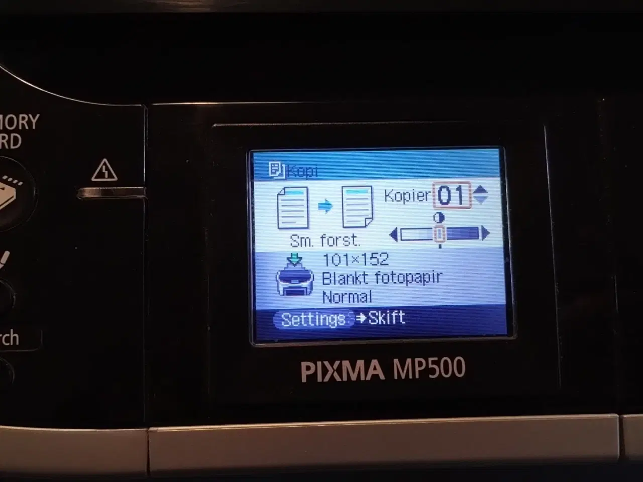 Billede 6 - 2 stk Canon MP500 Printere bortgives