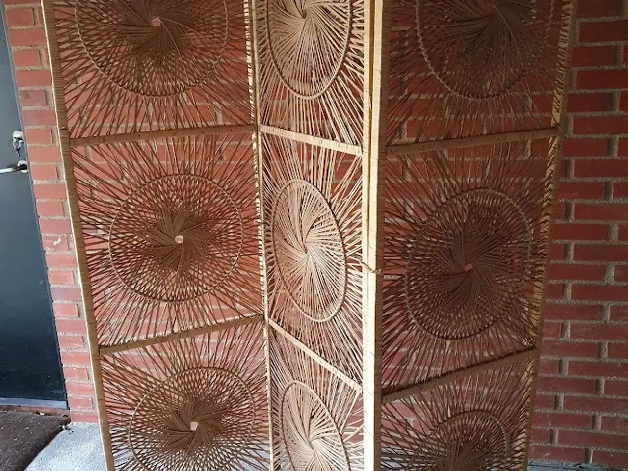 Billede 2 - Rumdeler, skærm. 3 panels foldbar flet skærm