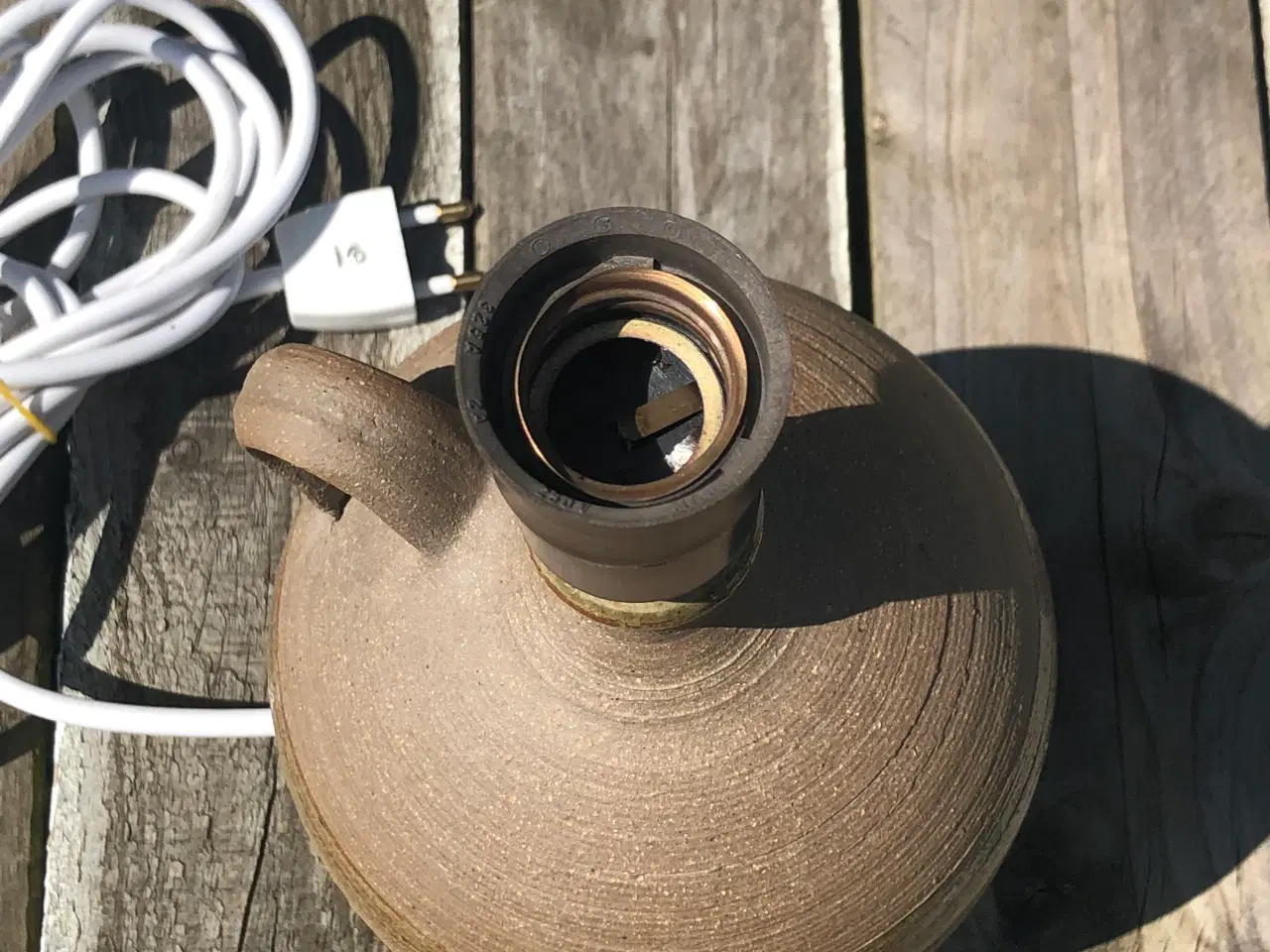 Billede 3 - Retro keramik lampefod 