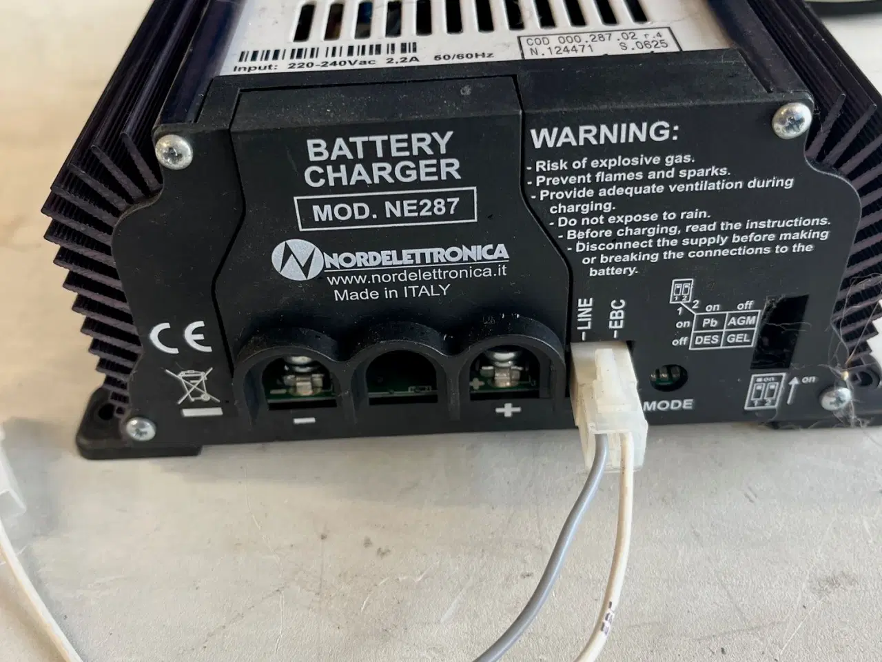 Billede 2 - Nordelecttronica lader NE287 20A