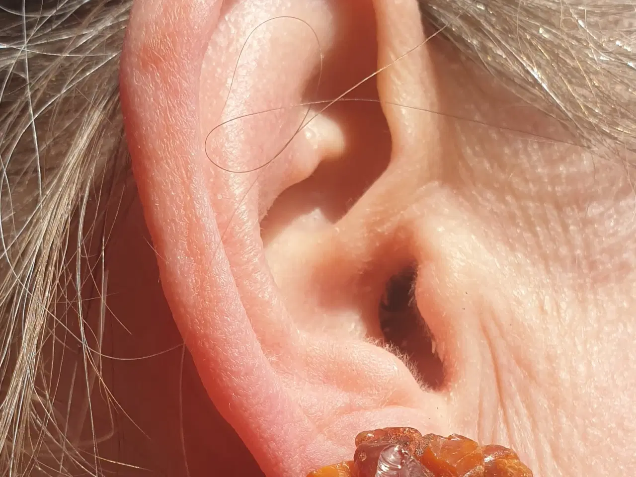 Billede 6 - Rav-Øreclips fra 50´erne