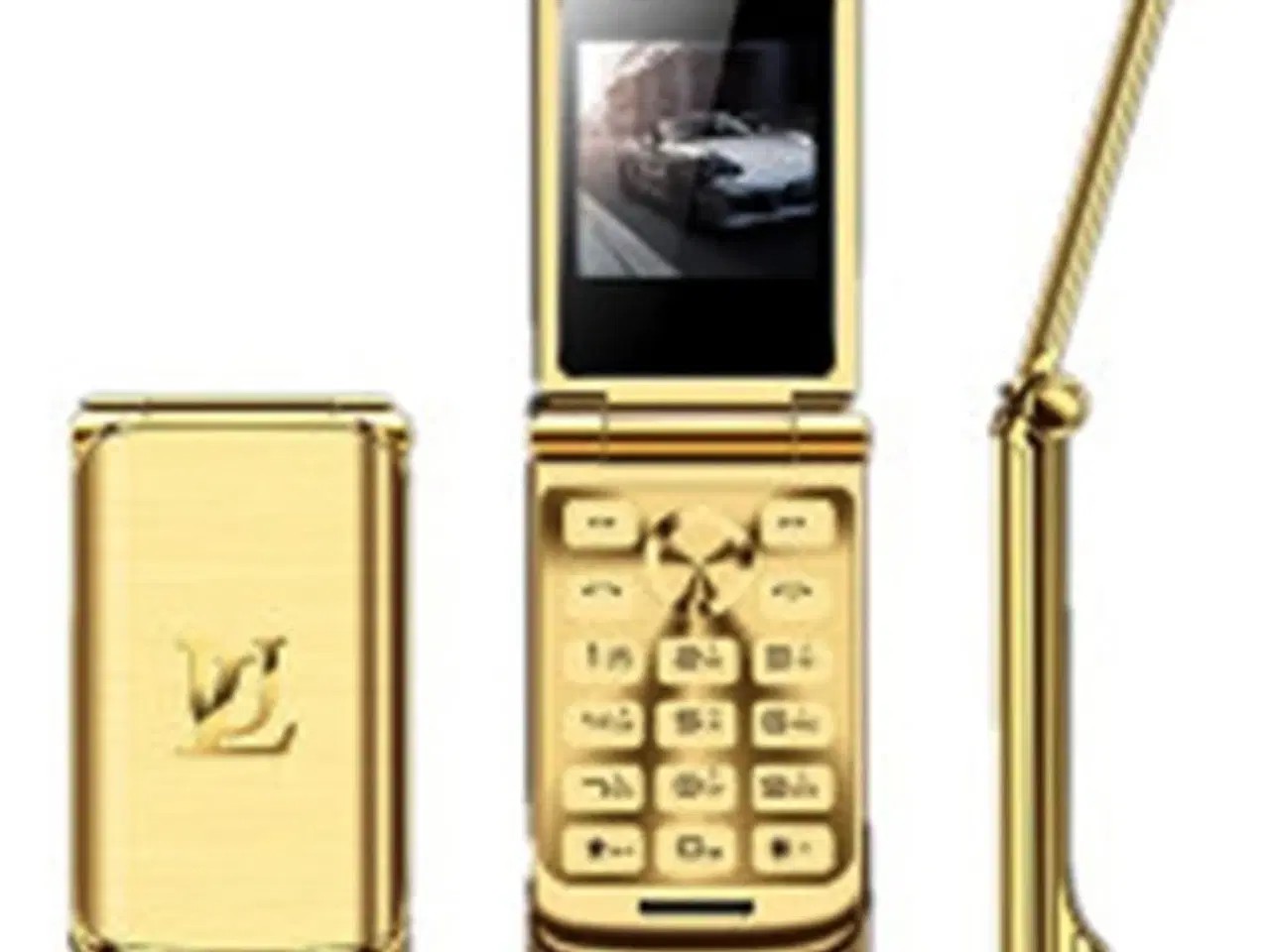 Billede 3 - NY mini KUN afprøvet Byt m Gold Folde Smartphone 