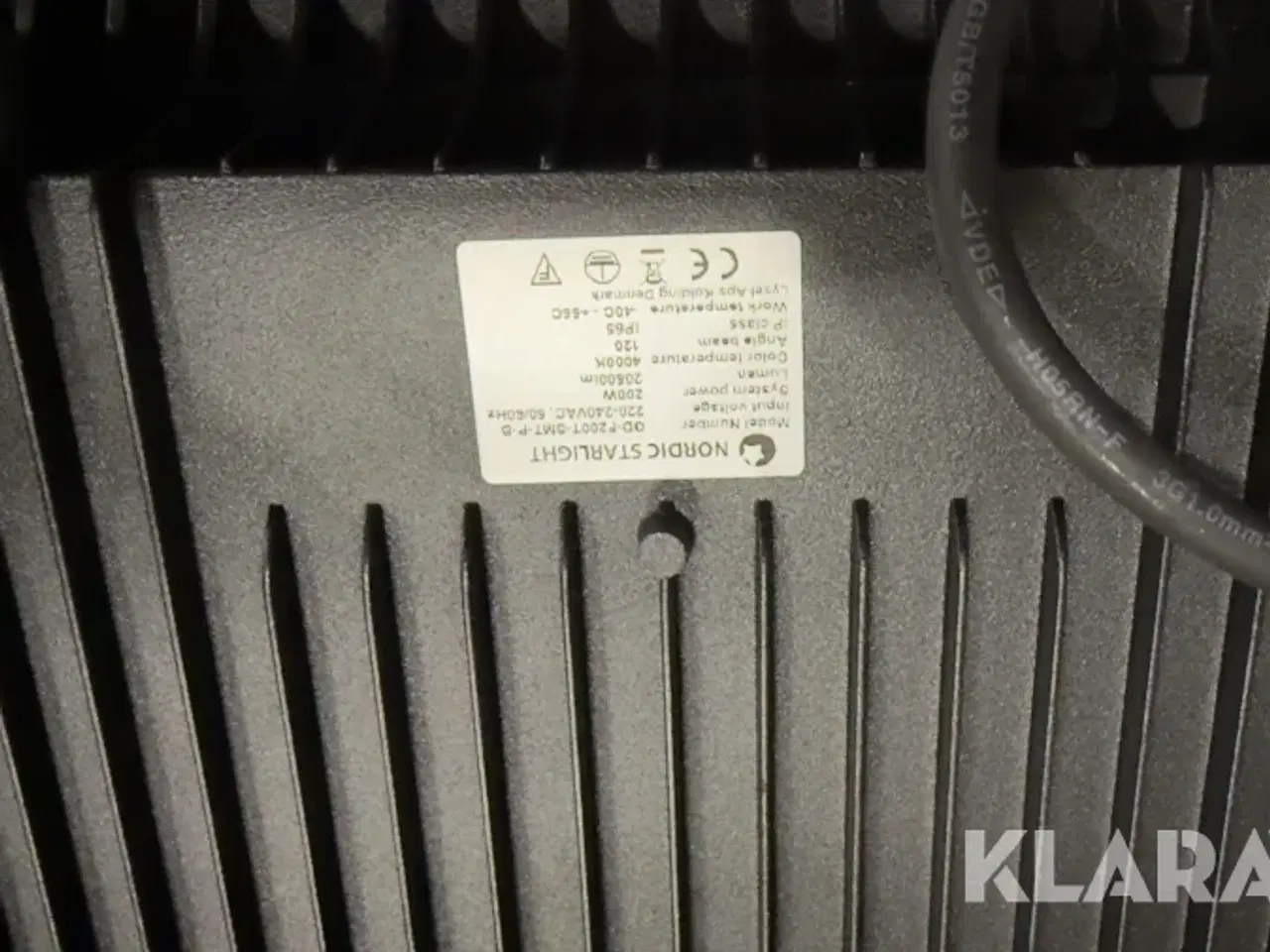 Billede 4 - Go-SLIM LED projektør 200W – 20.500 lumen, IP65 GO-SLIM 200W