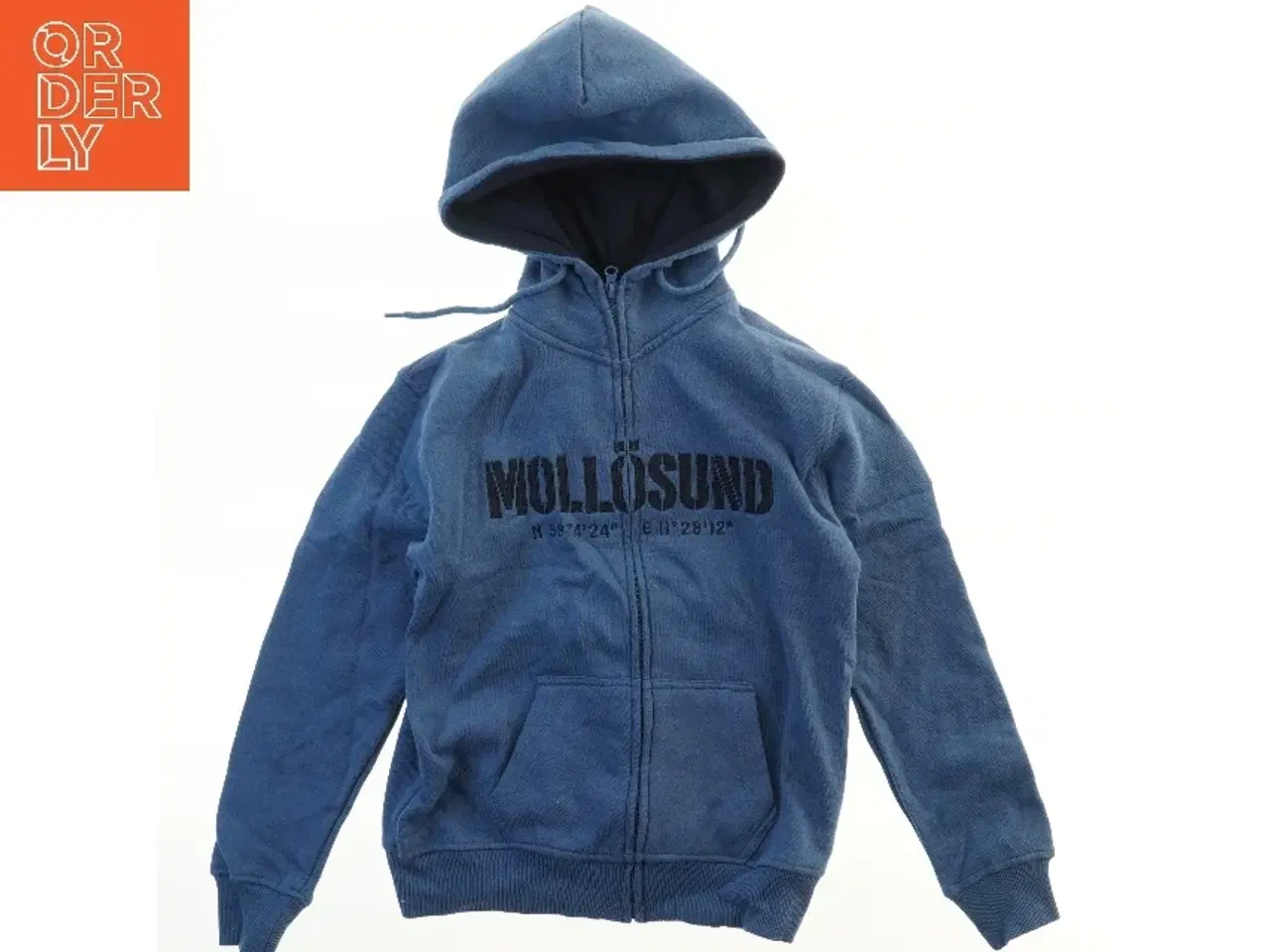 Billede 1 - Hættetrøje med lynlås (str. 152)