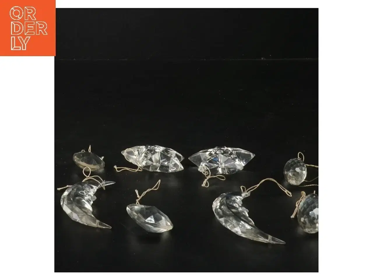 Billede 2 - Dekorative krystalpynt (str. 7 cm)