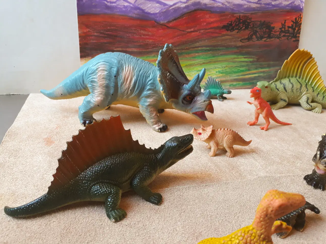 Billede 6 - 14 Dinosaur Figurer