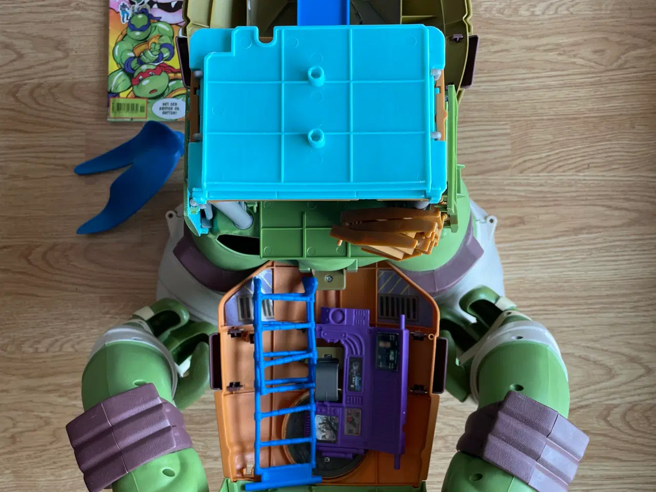 Billede 7 - Stor Leonardo Mutant Ninja Turtles Playset m. æske