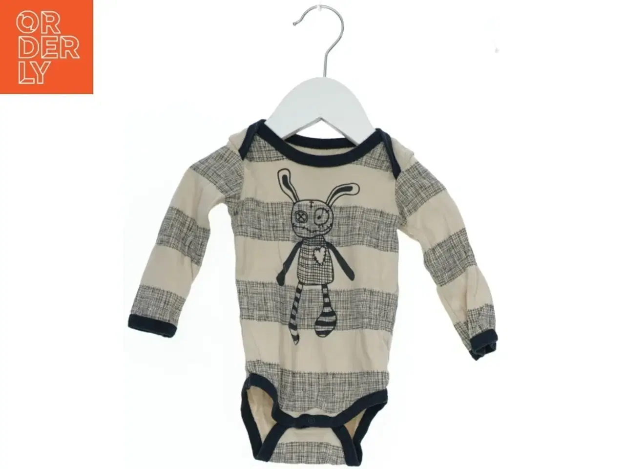 Billede 1 - Bodystocking med striber og print fra Small Rags (str. 62)