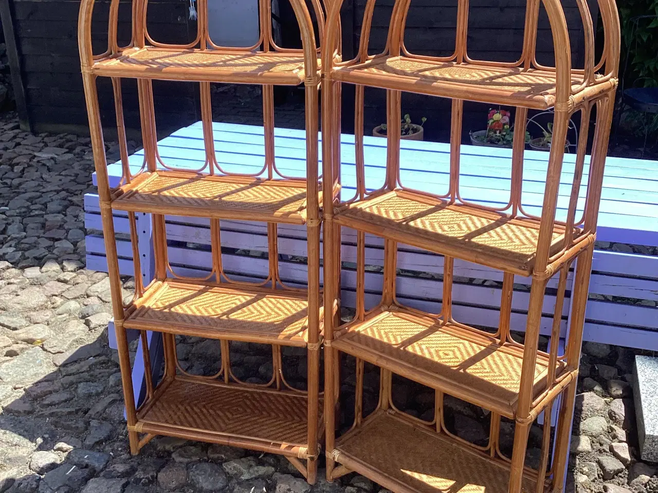Billede 2 - Bambus rattan reoler