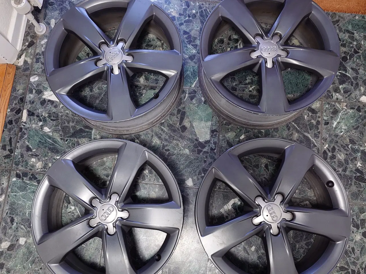 Billede 1 - Originale Audi A6 (C7 4G) fælge, malet koksgrå