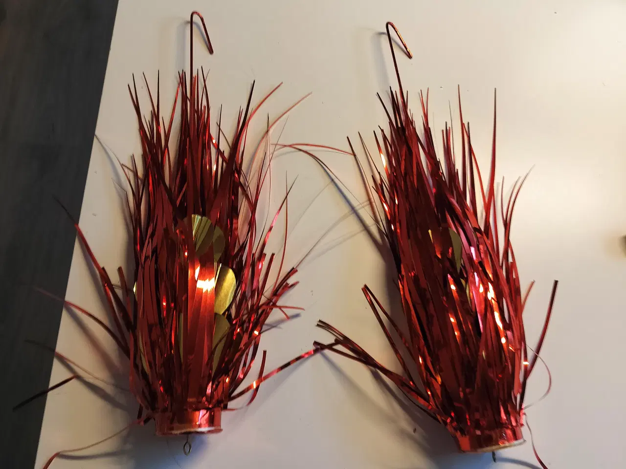 Billede 4 - 2 stk Gamle Kæmpe jule fontainer i folie