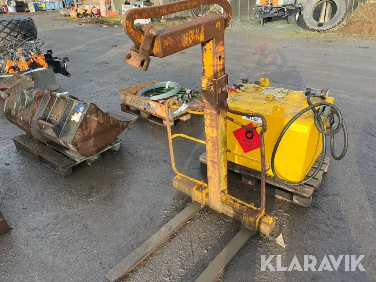 Billede 1 - Pallegafler til kranbil