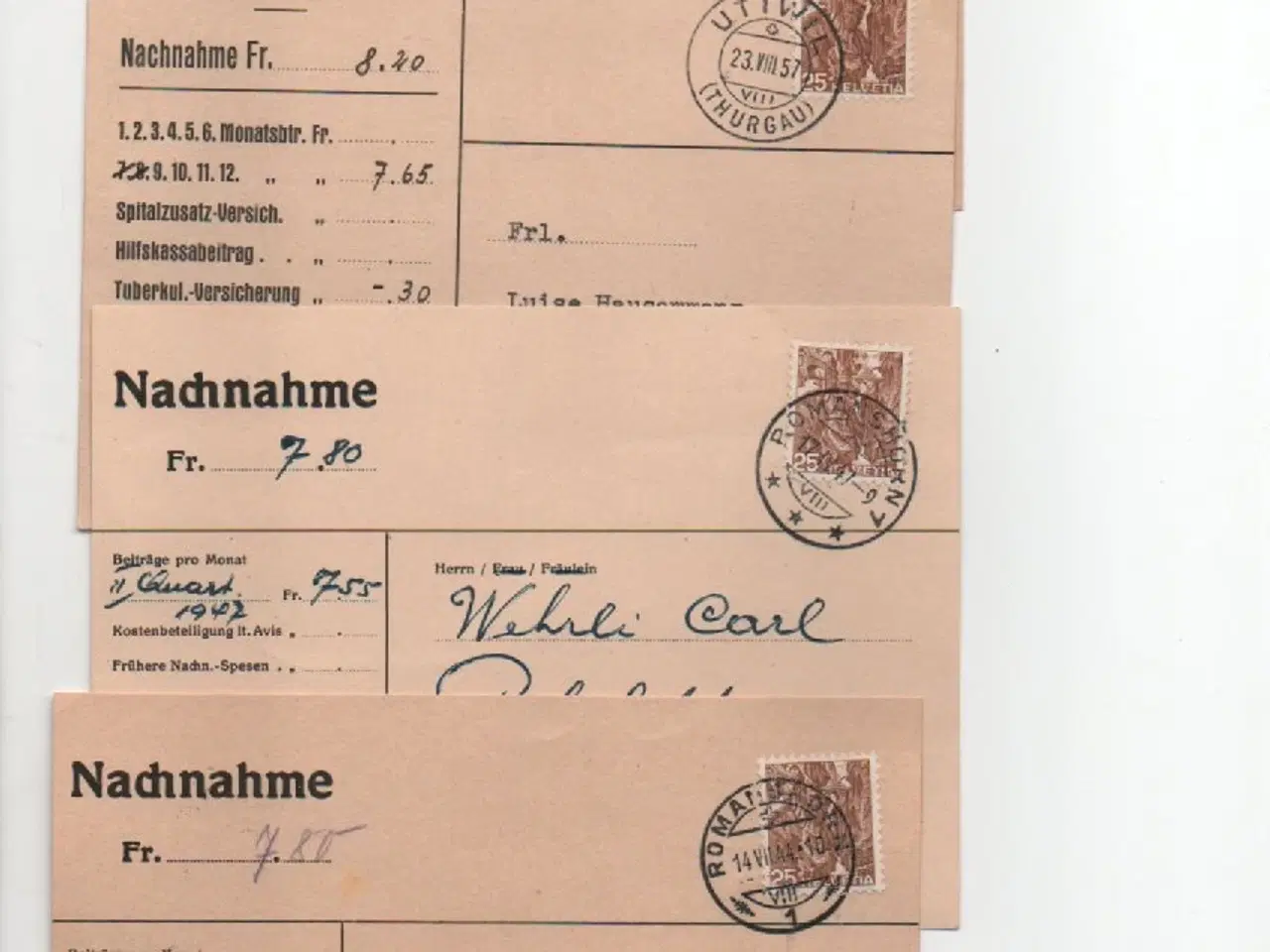 Billede 17 - Helvetia-Schweiz lot med konvolutter