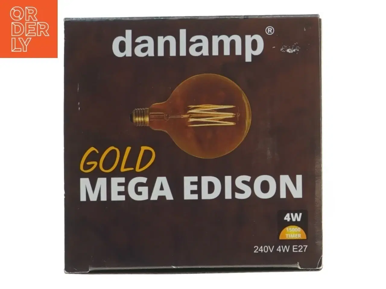 Billede 1 - Retro LED-pære (str. Ø. 13 cm)