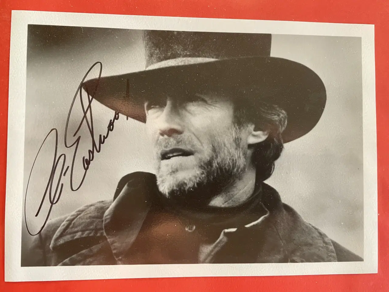 Billede 1 - Autograf af Clint Eastwood (11x16cm) !