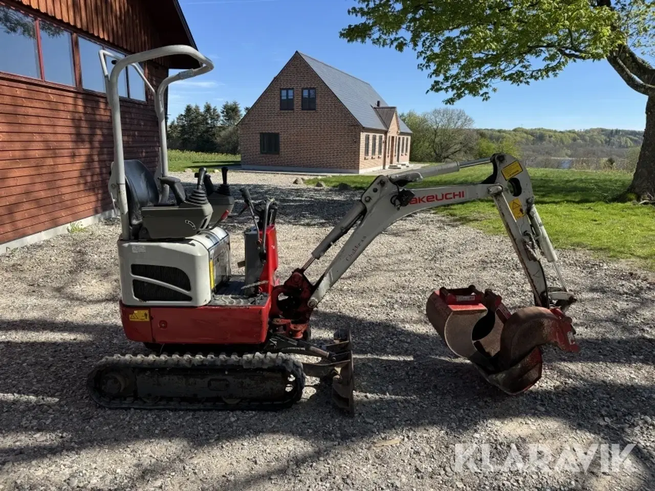 Billede 4 - Gravemaskine Takeuchi TB210 med skovlpakke