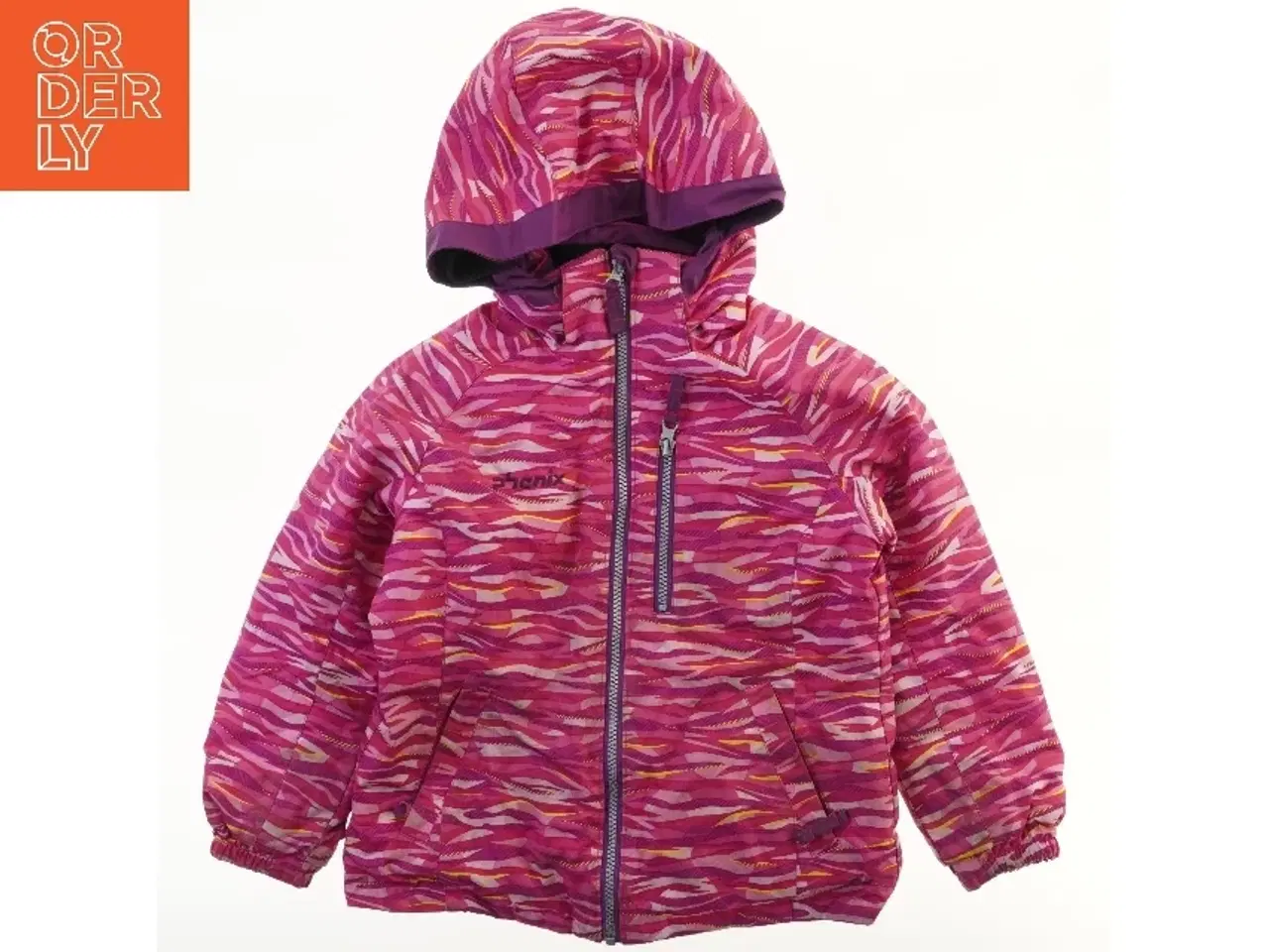 Billede 1 - Vinter/skijakke med mønster (str. 128)