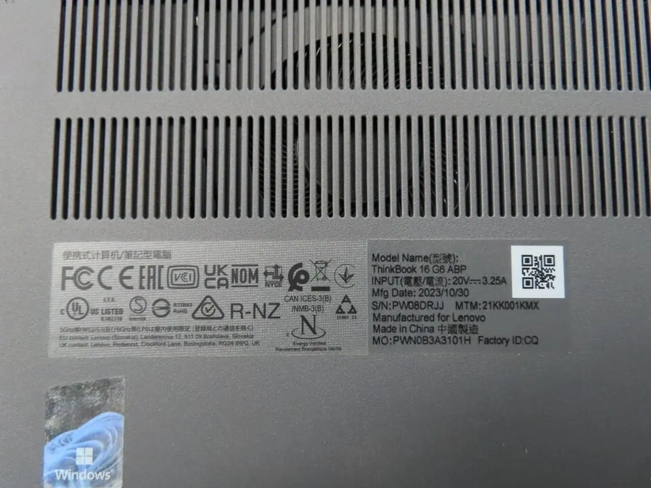 Billede 5 - Bærbar PC, LENOVO THINKBOOK 16 G6