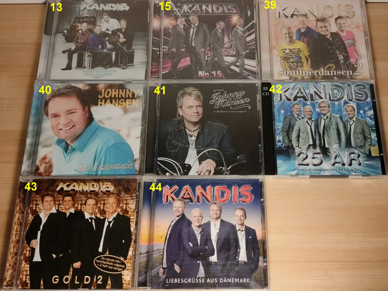 Billede 5 - Kandis / Johnny Hansen: 43 Titler