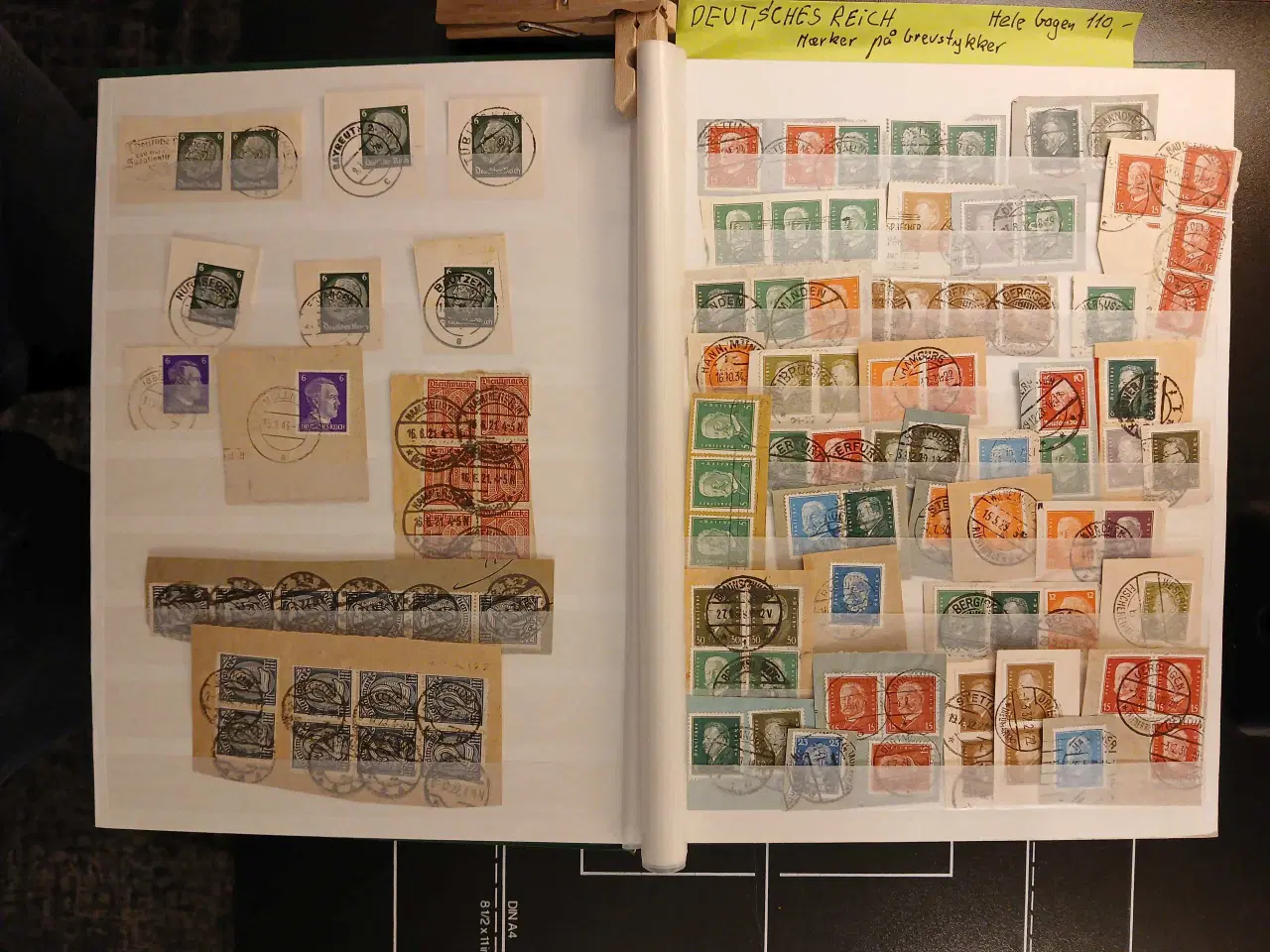 Billede 5 - Tyskland (86) Deutsches Reich Brevstykker. 32 side
