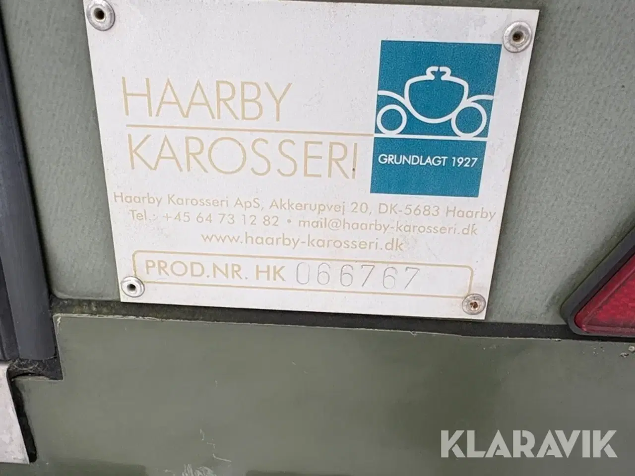Billede 9 - Foodtrailer Variant VA 2005 C af Haarby karosseri Isoleret 50mm