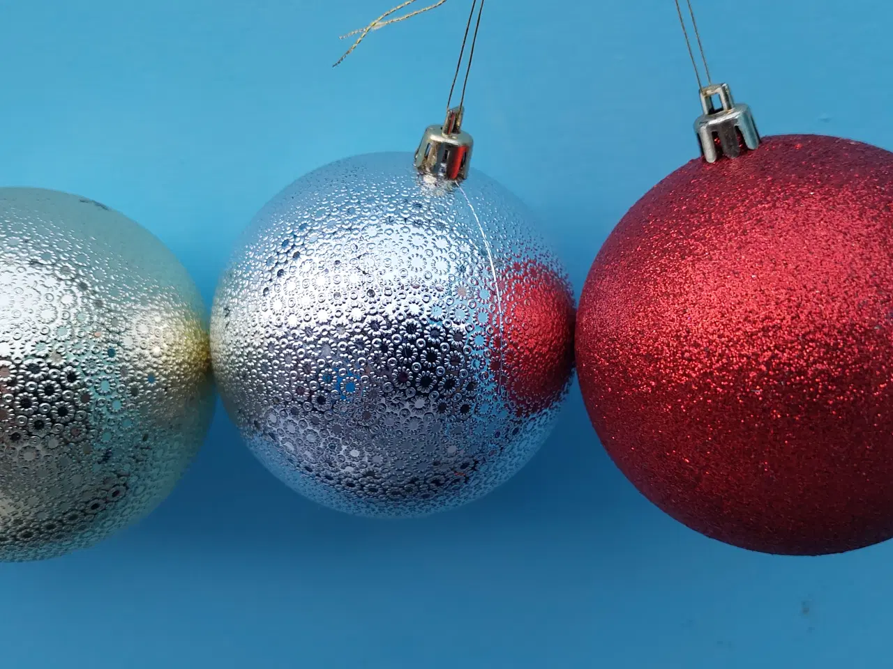 Billede 6 - juletræ pynt stor kugle i forskellige farve