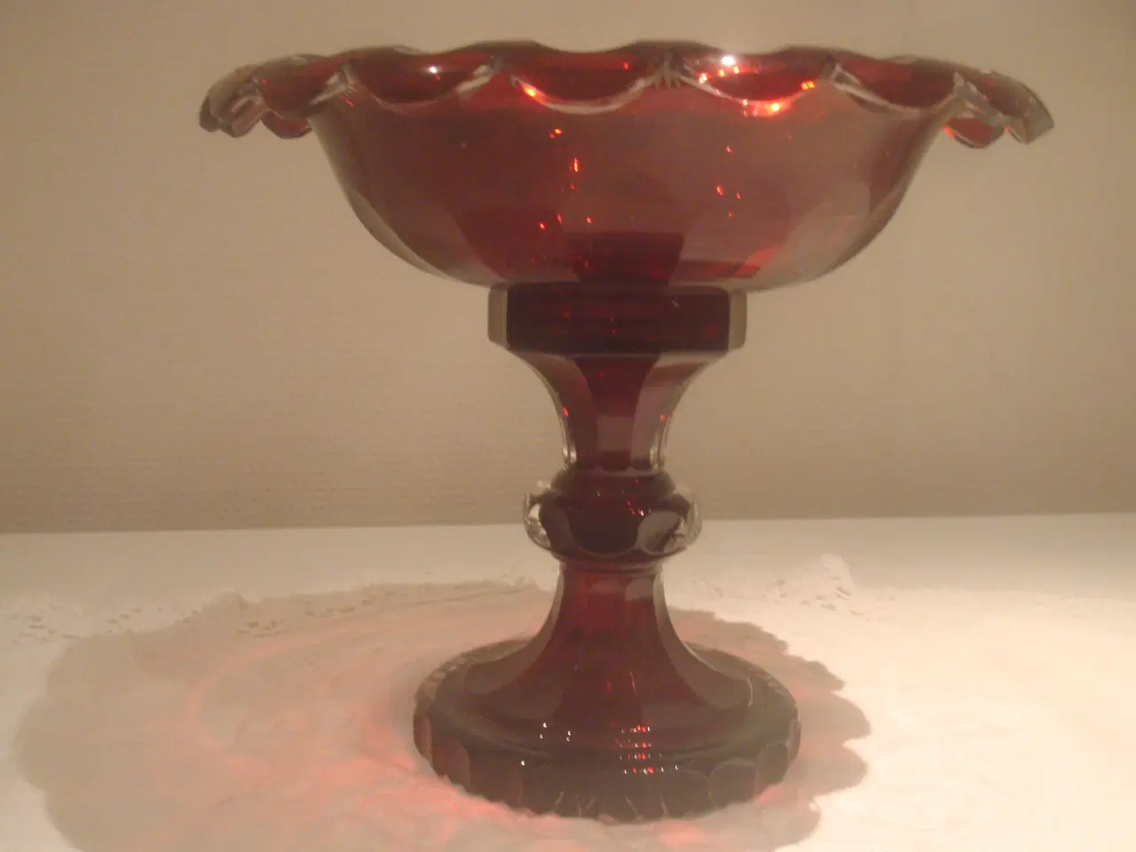 Billede 3 - OPSATS BØHMISK KRYSTAL, stor, smuk, VIDUNDERLIG