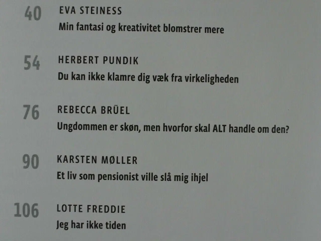 Billede 2 - uden alder - personlige samtaler om livslyst, af t