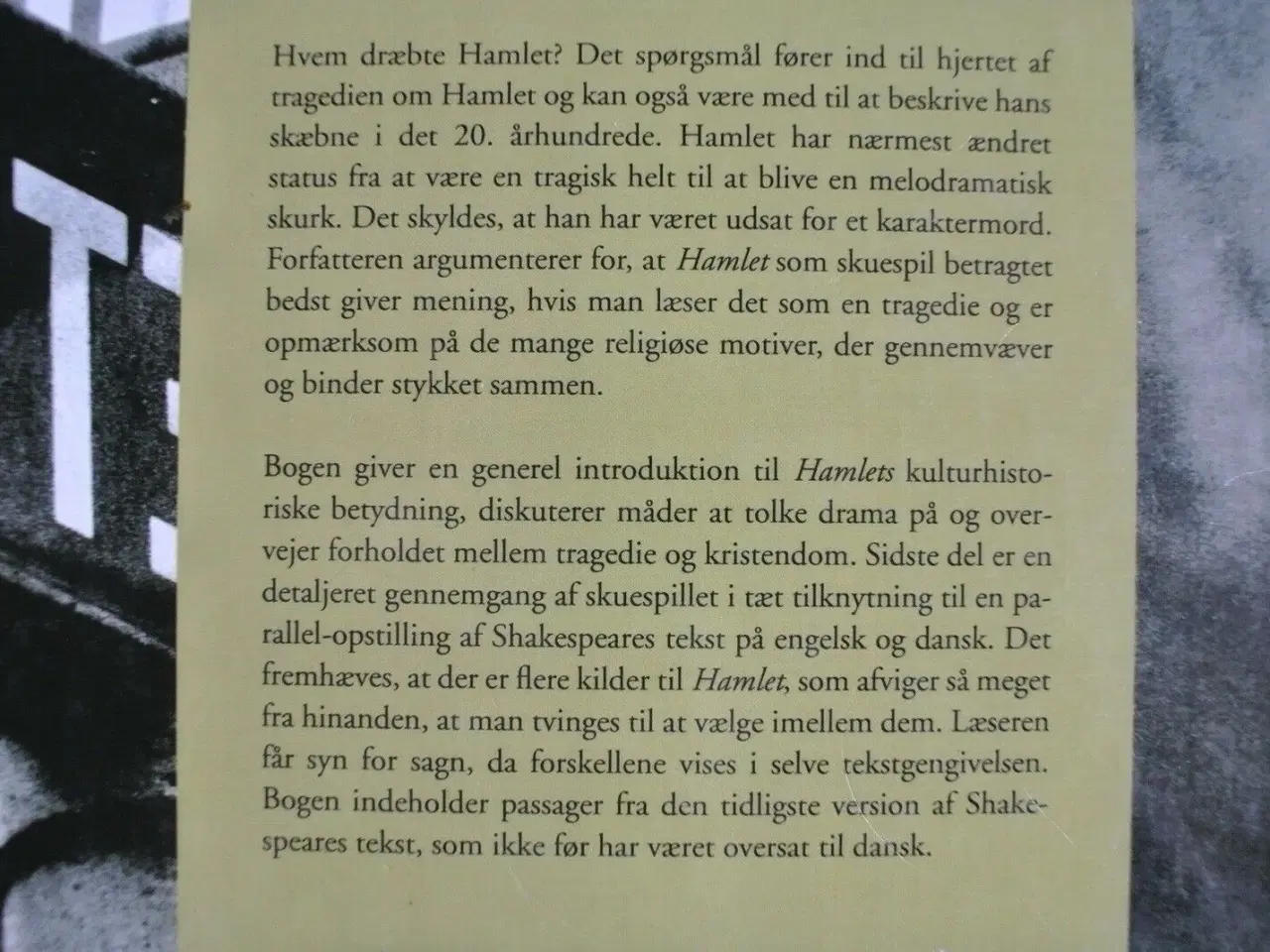 Billede 5 - hamlet - den sidste hævner - en teologisk læsning 