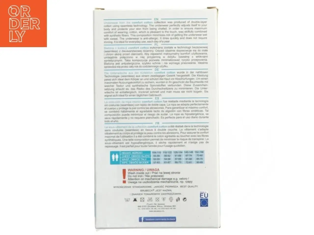 Billede 2 - Brubeck bomuldstrusser til børn fra Brubeck (str. 104-110 )