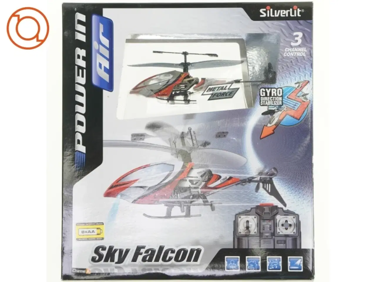Billede 1 - Fjernstyret helikopter fra Silver Lit (str. 33 x 33 cm)