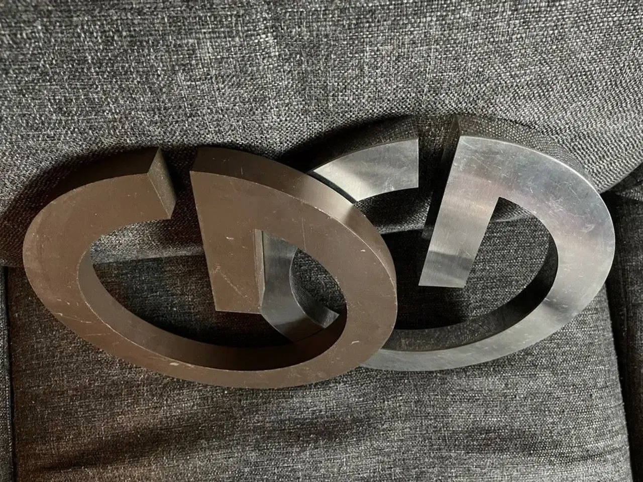 Billede 6 - Flotte G & G bogstaver i metal
