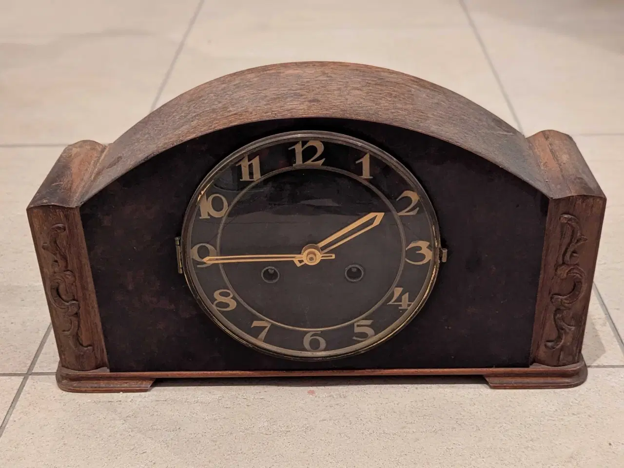 Billede 2 - Gammelt Art Deco Kaminur 