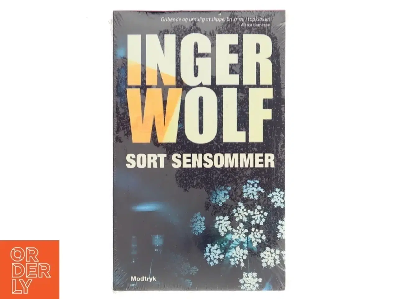 Billede 1 - Sort sensommer af Inger Wolf (Bog)