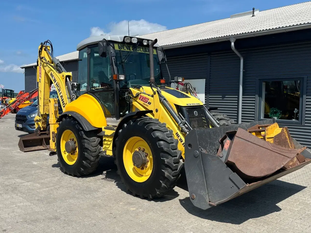 Billede 2 - New Holland B115 B Udskudsarm hurtigskifte mm.