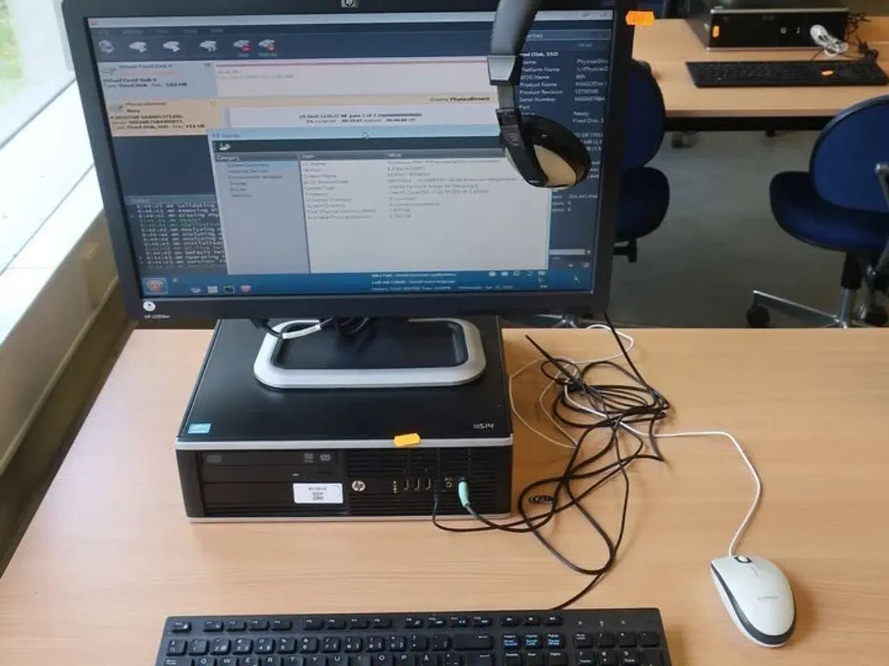 Billede 1 - HP 22" skærm m. tastatur L2208w (PC medfølger ikke)