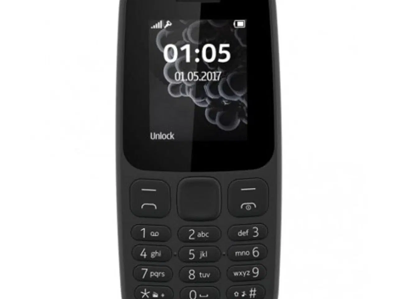 Billede 1 - Nokia 105 (2019) Dual SIM 1,45" - Sort mobiltelefon