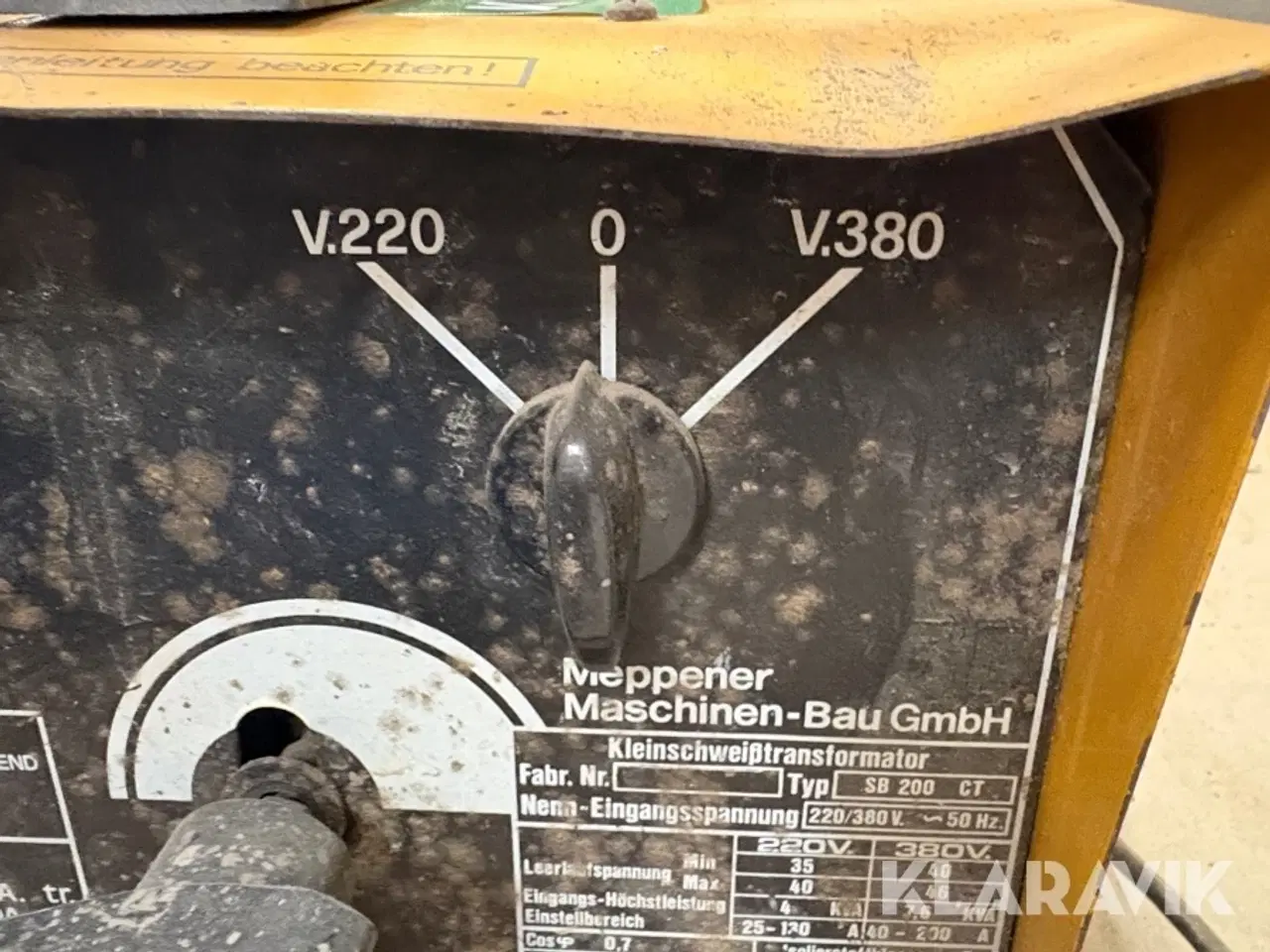Billede 12 - Elektrodesvejser Meppener maschinen bau SB200CT